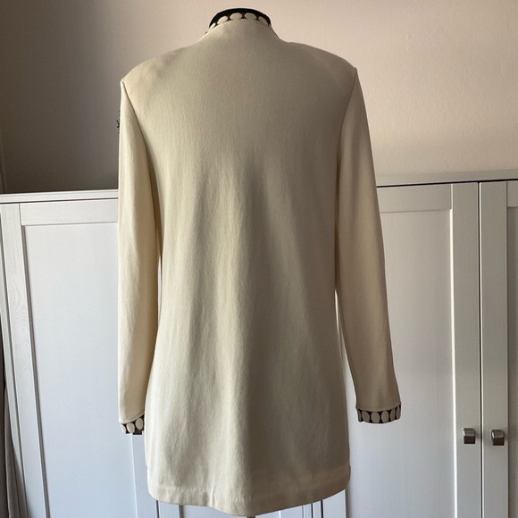St. John Collection by Marie Gray Knit Cardigan Cream Size 10 - Picture 3 of 16